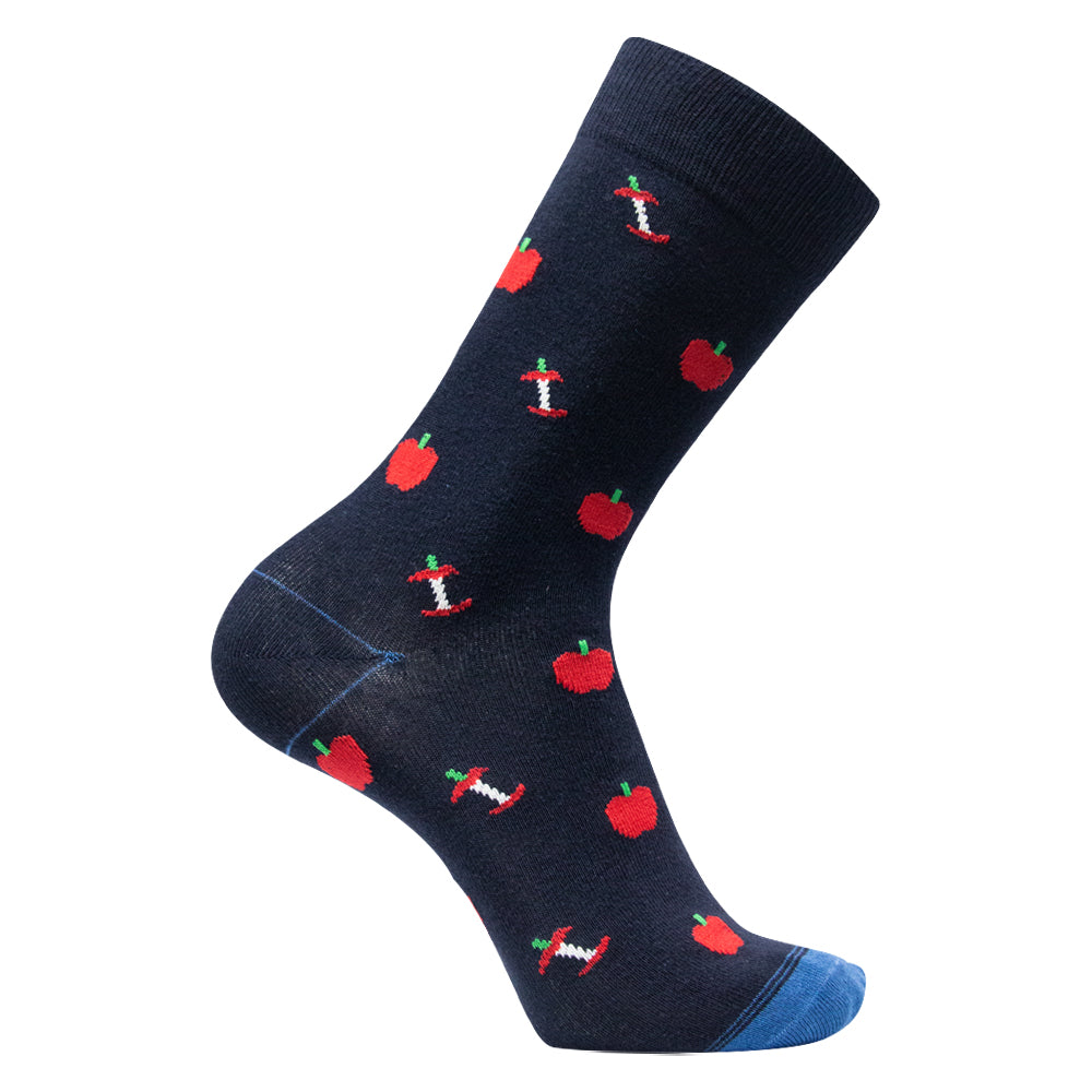 Men Fun & Fruity Apple Crew Socks