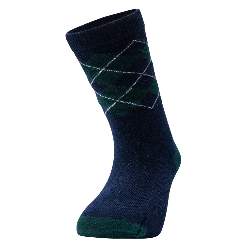 Pack of 2 - Kids’ Argyle Crew Socks
