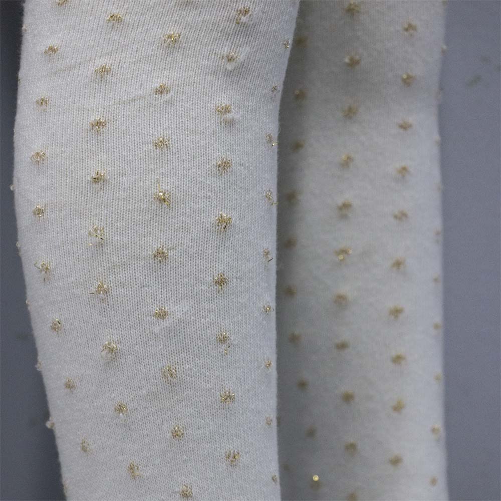 Off-White With Golden Shimmer Dot (CJ)