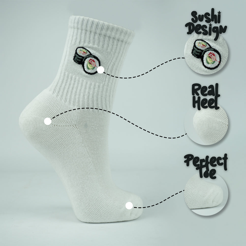 Girl's Cotton Crew Socks