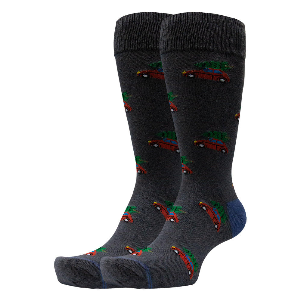 Men Car Printed Socks