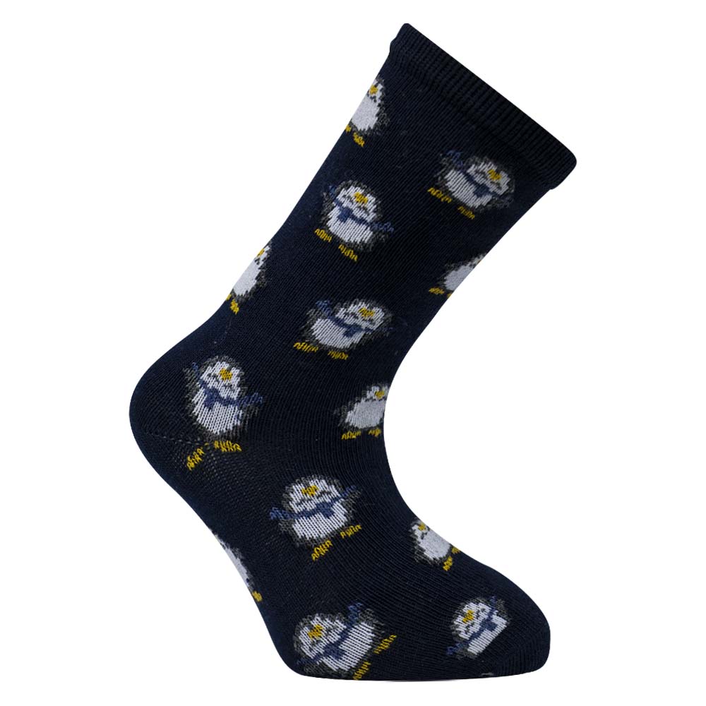Penguin Print Crew Socks For unisex