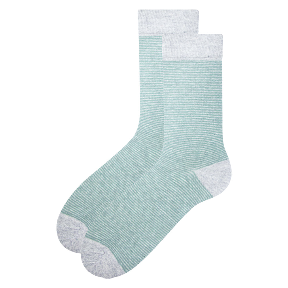 Men Elevated Stripe Crew Socks