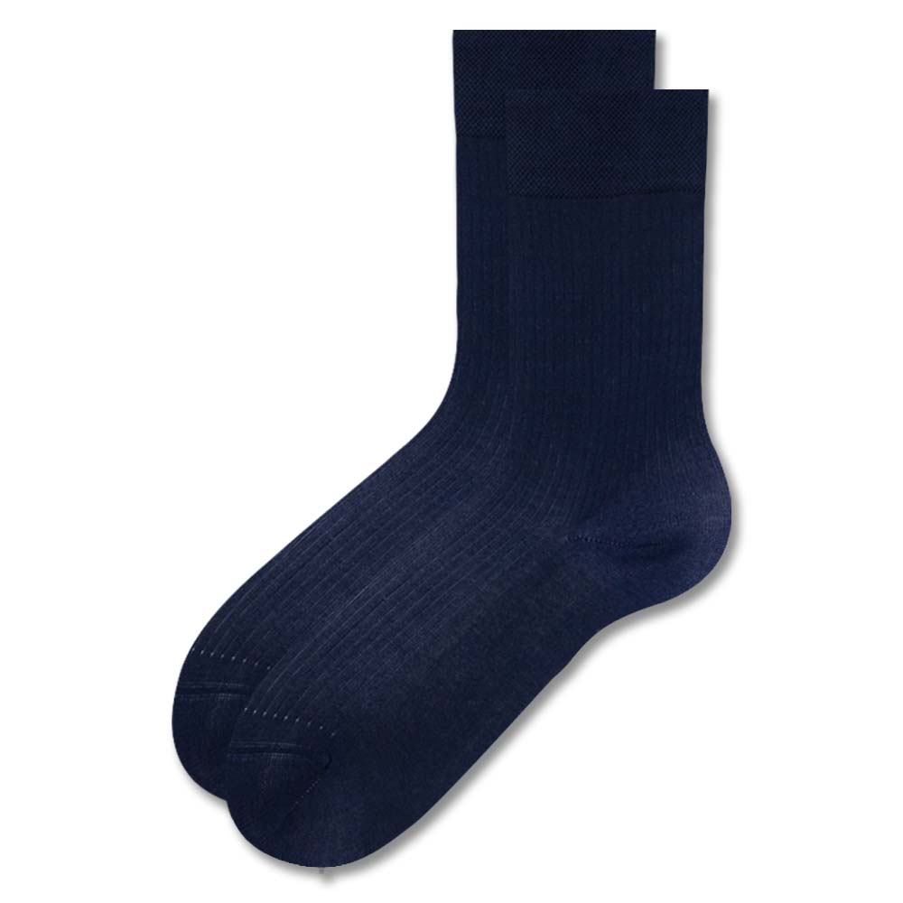Premium Mercerized Needle Drop Socks for Men
