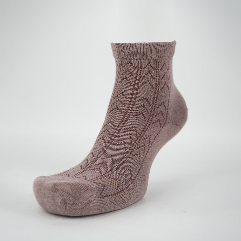Premium Pointelle Knit Ankle Socks