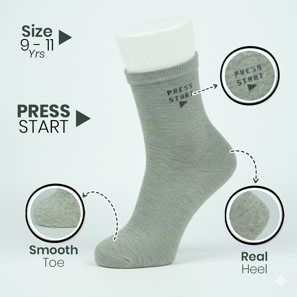 Boys Press Start Crew Socks