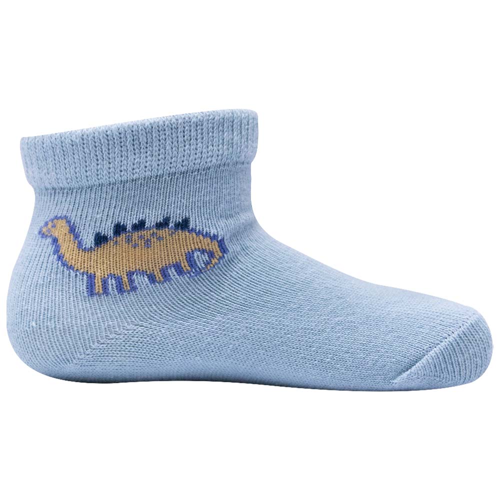 Born Baby Dino Blue Socks for Boys