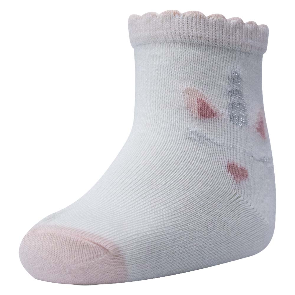 Sparkle Stripes & Unicorn Girls Ankle Socks