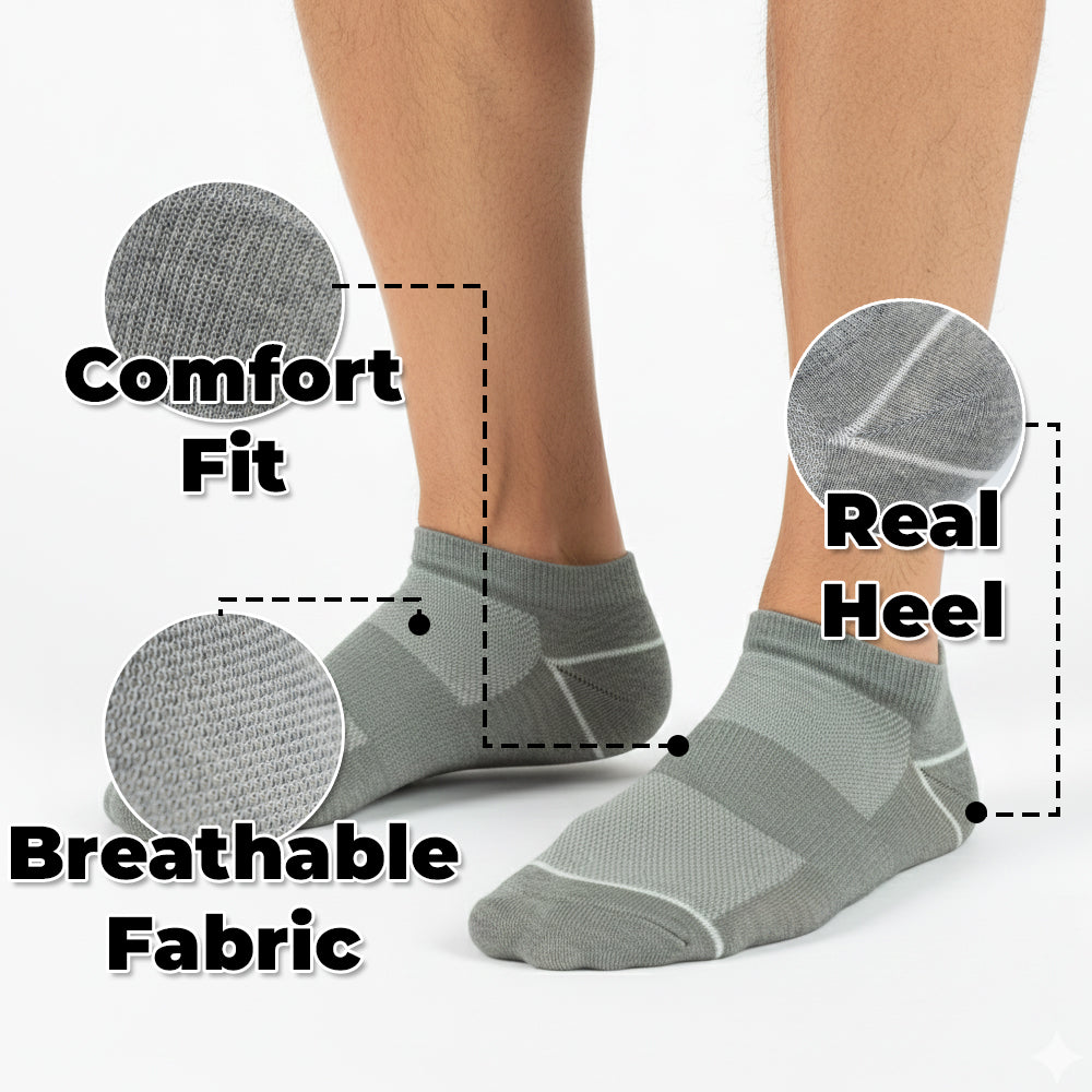 Unisex Cotton Low-Cut Socks