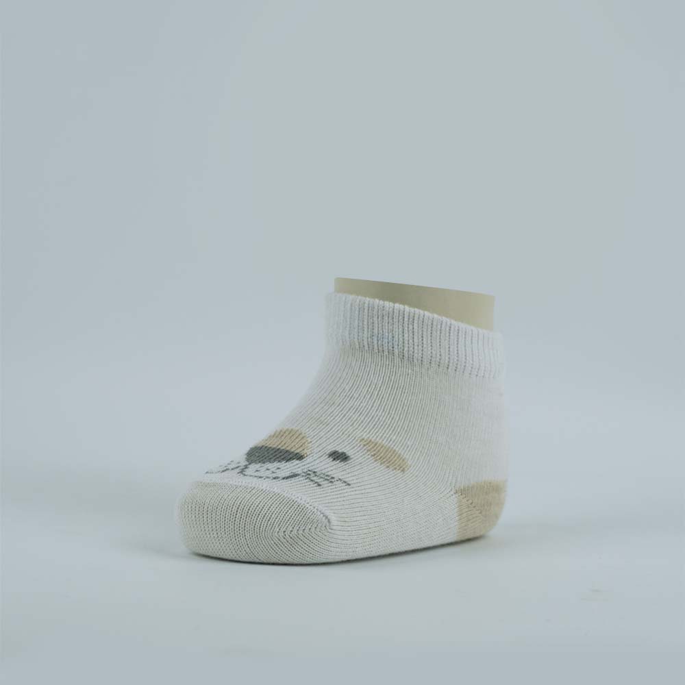 Adorable Cozy Cat Face Baby Socks