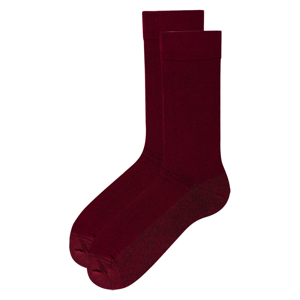Men Plain Crew Socks
