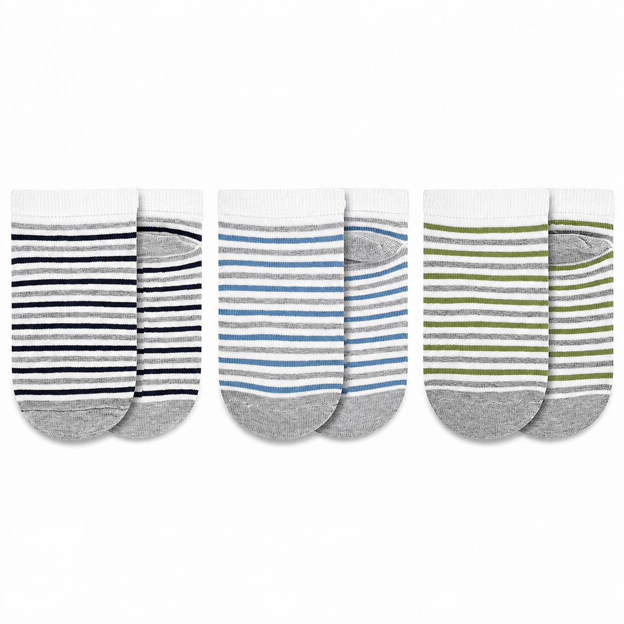 Boys Striped Ankle Socks