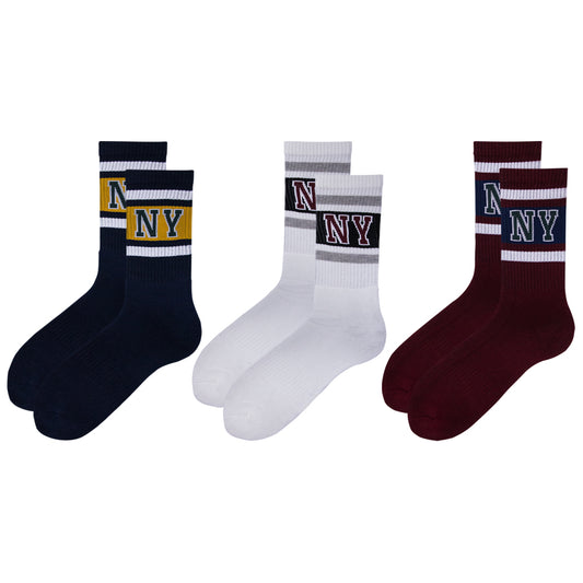 Pack of 3 - Men's crew socks