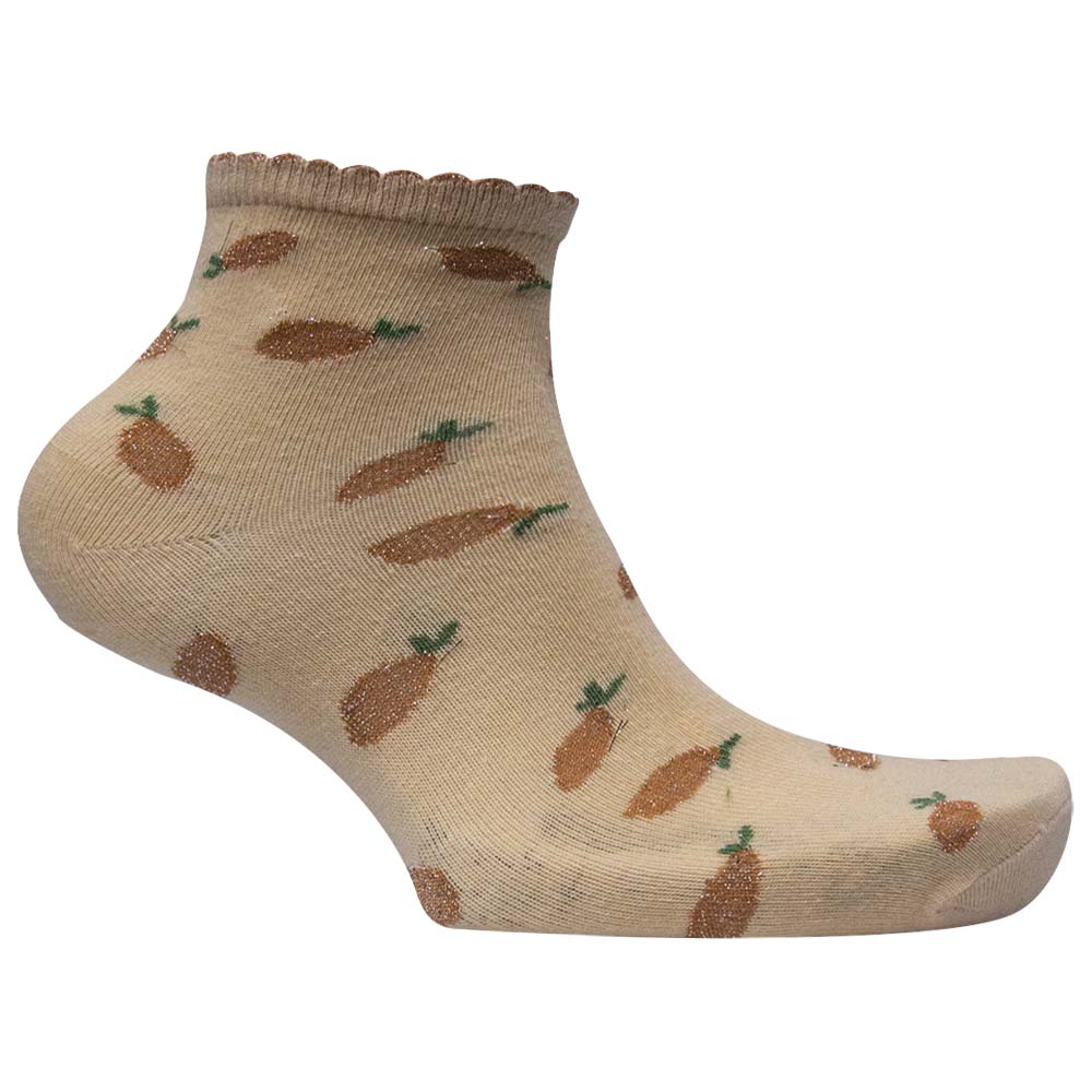 Girl’s Mango Print Ankle Socks