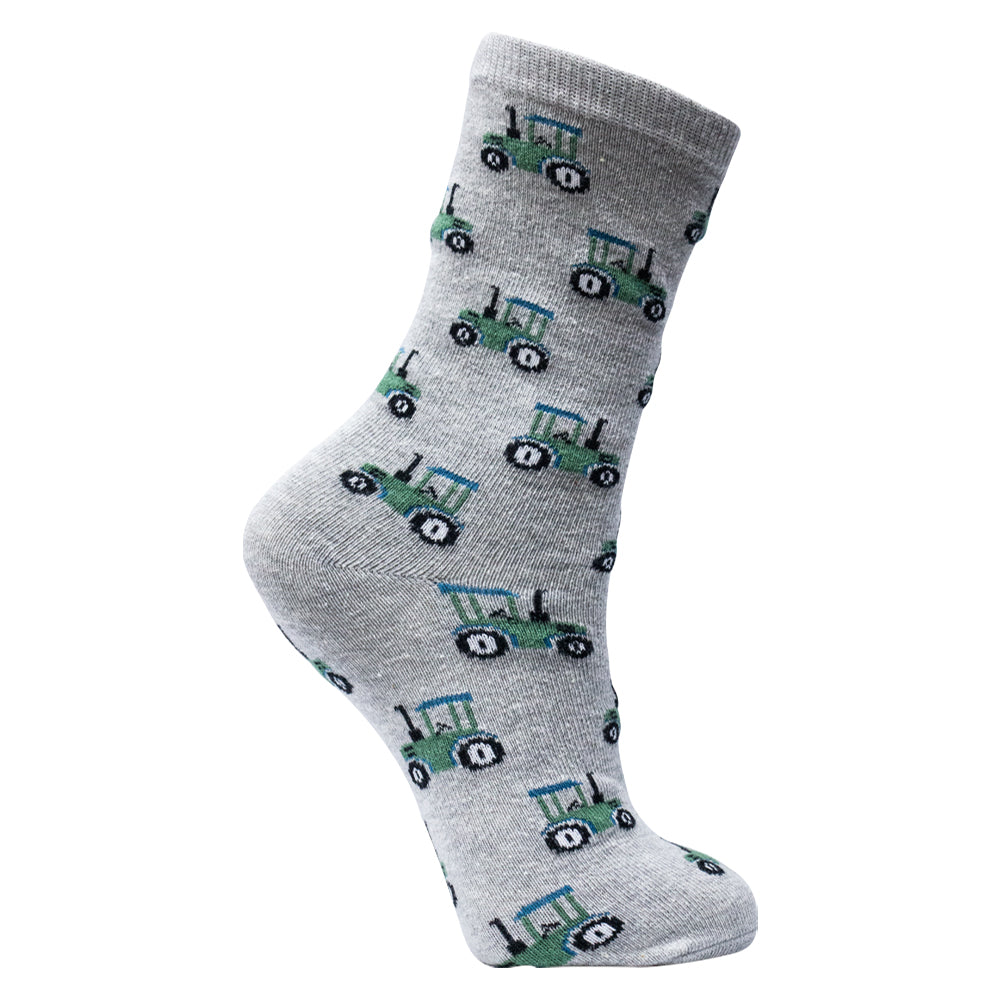 Pack of 2 - Boys Tractor & Airplane Fun Socks