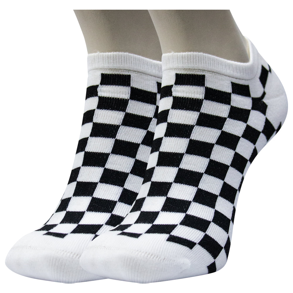 Checkered Ankle Socks