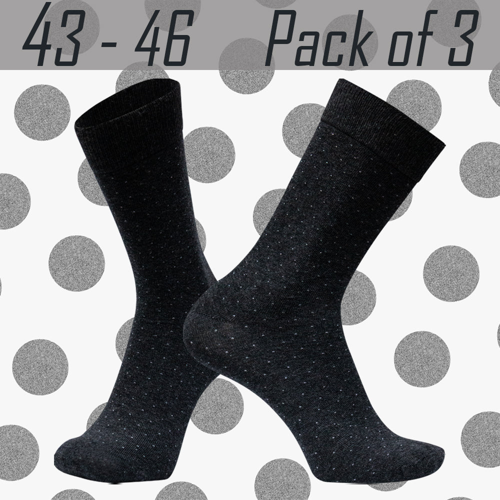 Men Black Crew Socks