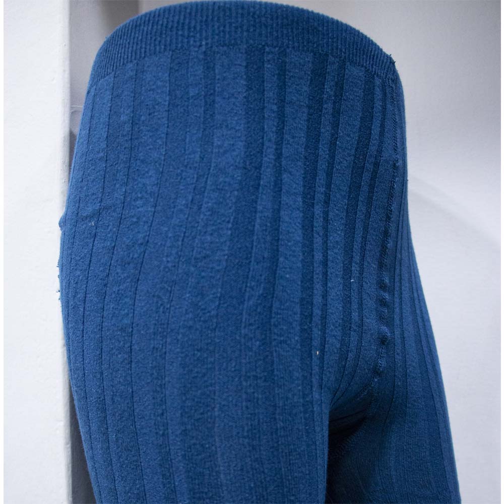 Cozy Cable Knit Blue Tights for Girls & Women (OT)