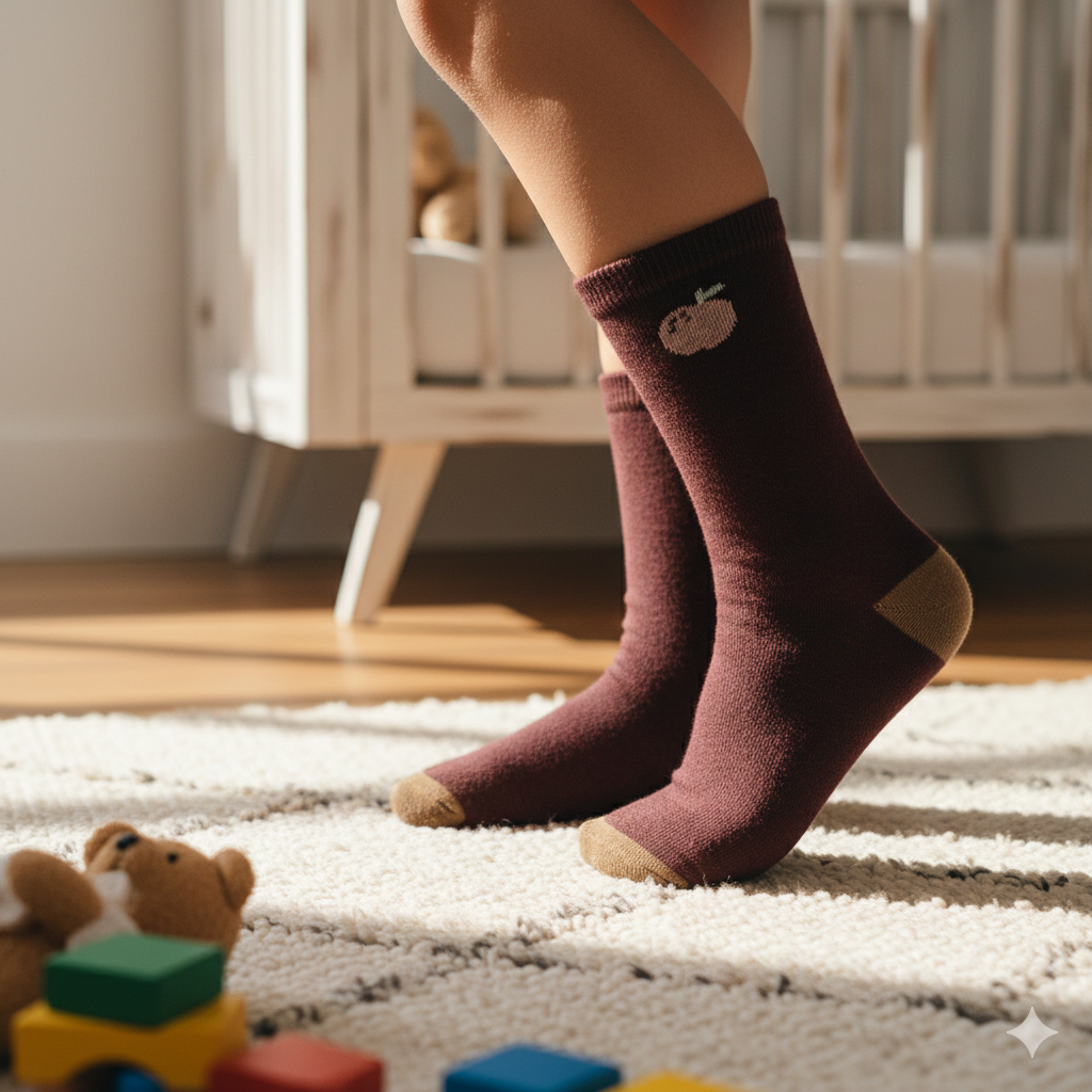 Premium Girl Apple Crew Socks