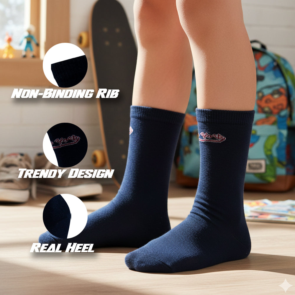 Boy's Sporty Crew Socks Bundle