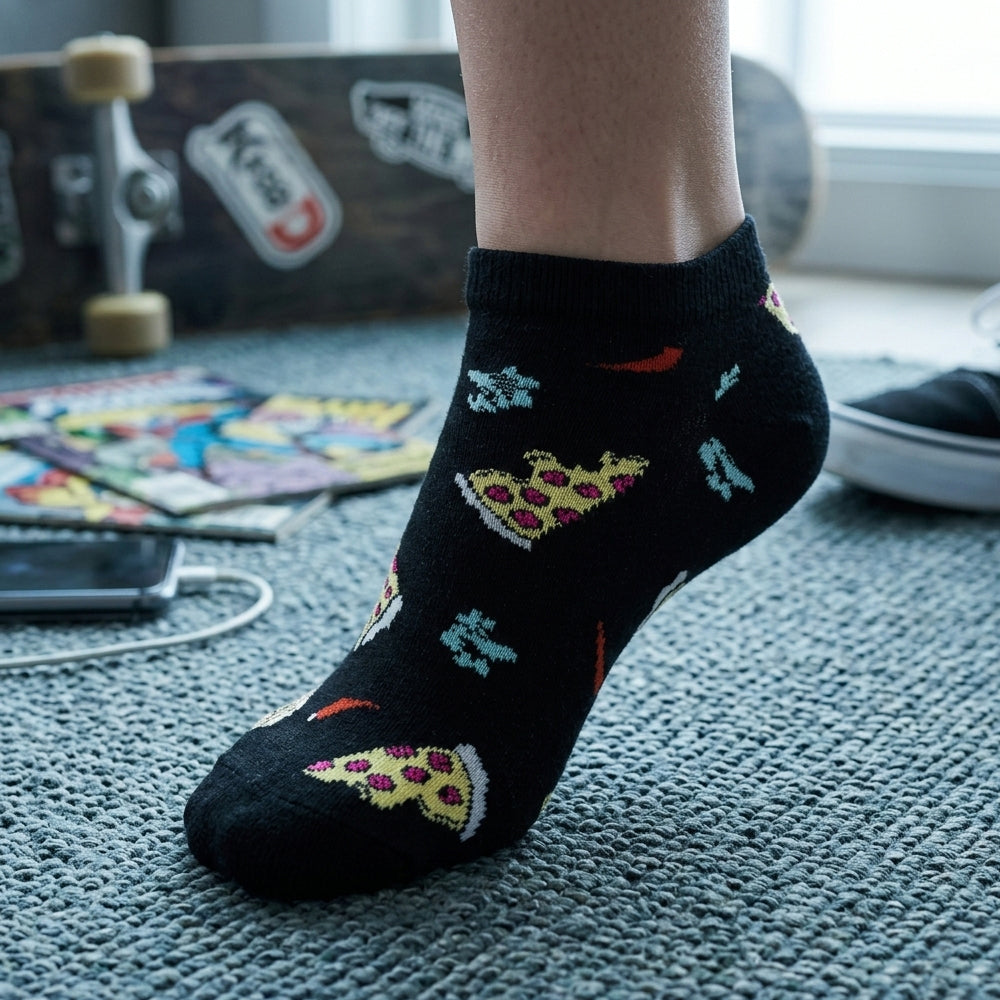 Unisex Pizza & Chili Ankle Socks