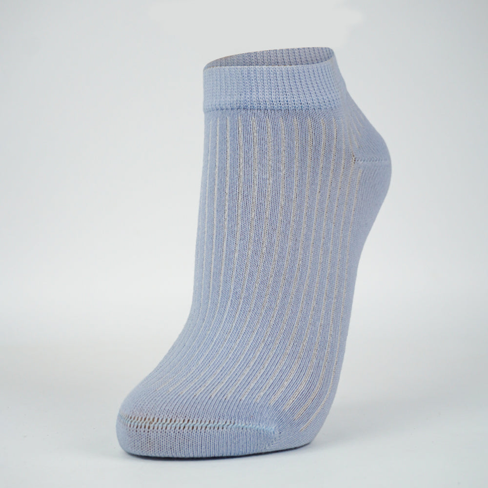 Pastel Ribbed Women Ankle Socks