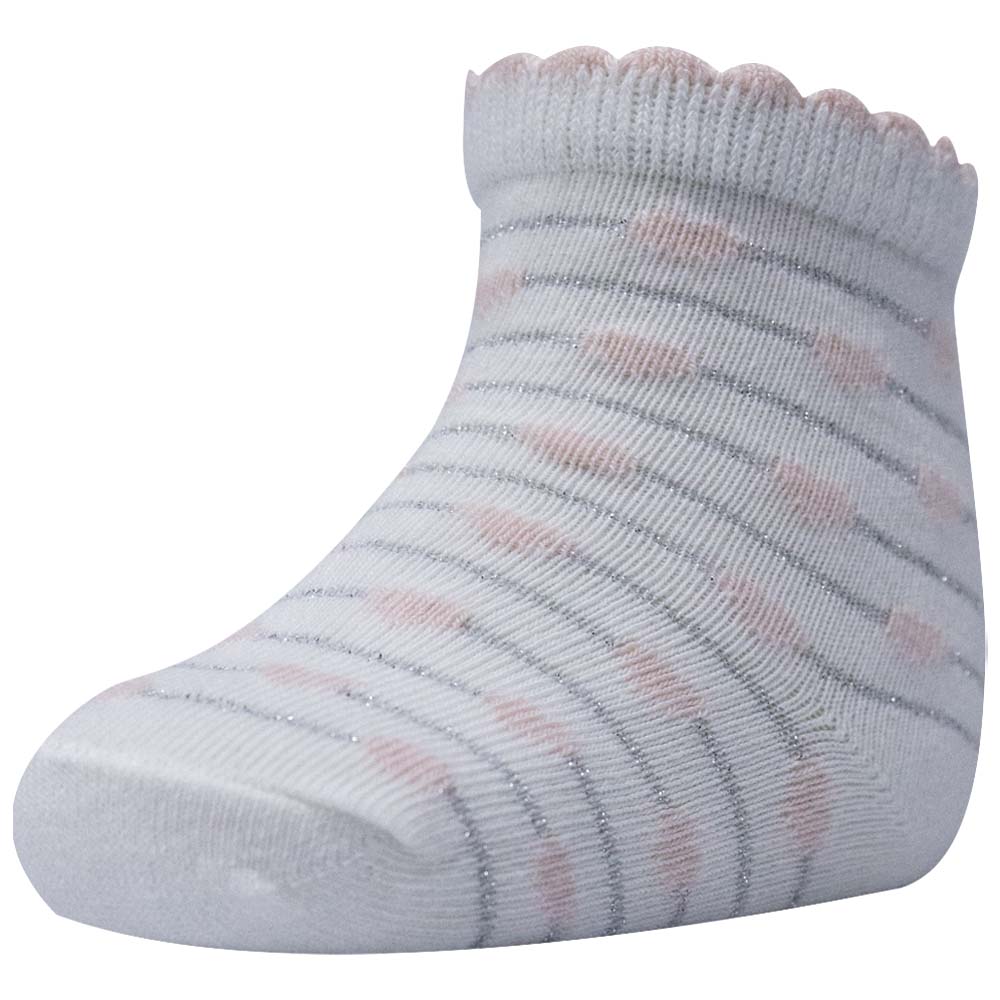 Sparkle Stripes & Unicorn Girls Ankle Socks
