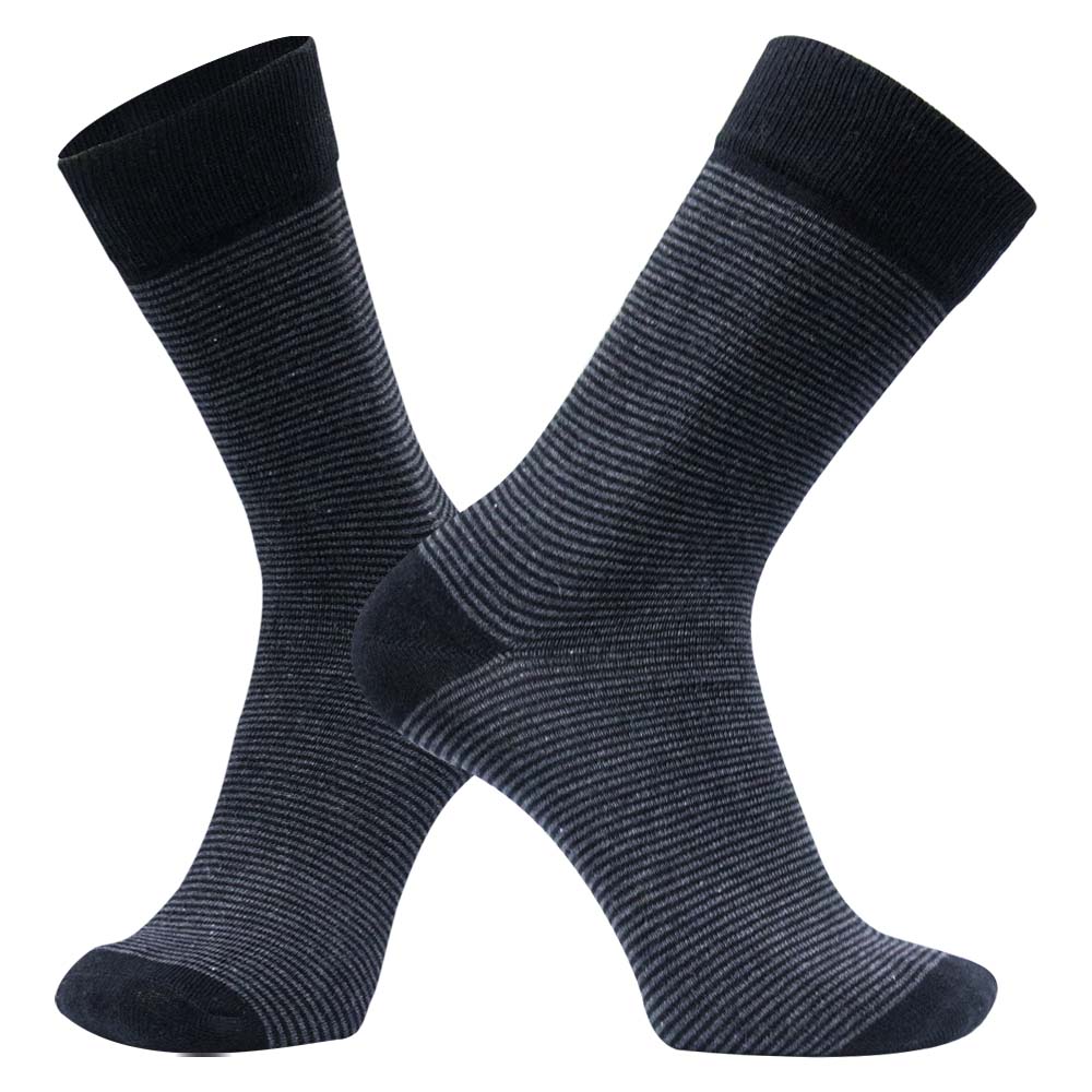 Men Elite Formal Striped Socks