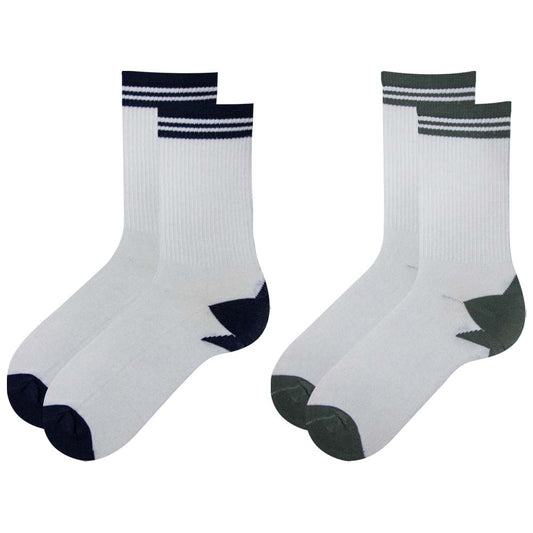 Pack of 2 - Boy's Athletic Crew Socks