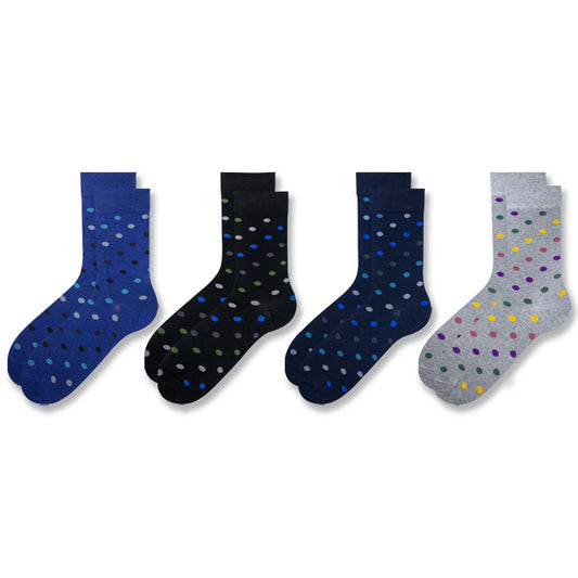 Premium Men's Multiple Color Polka Dot Socks