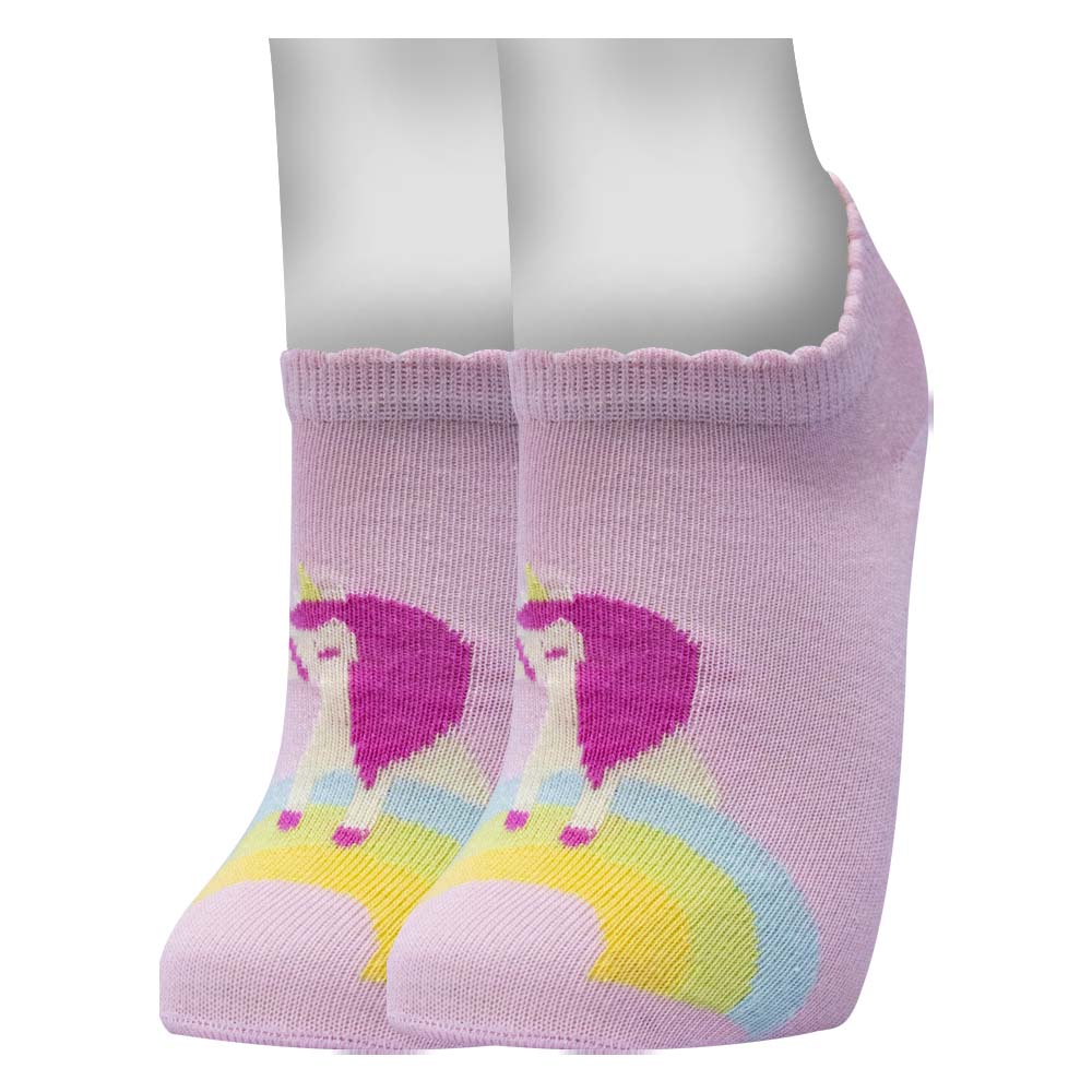 Magical Unicorn Ankle Socks for Girls