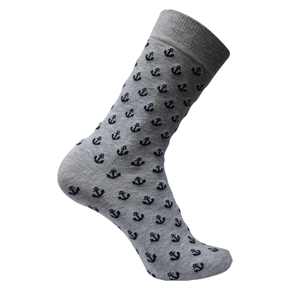 Pack of 2 & 4 - Ancre Print Socks for men.