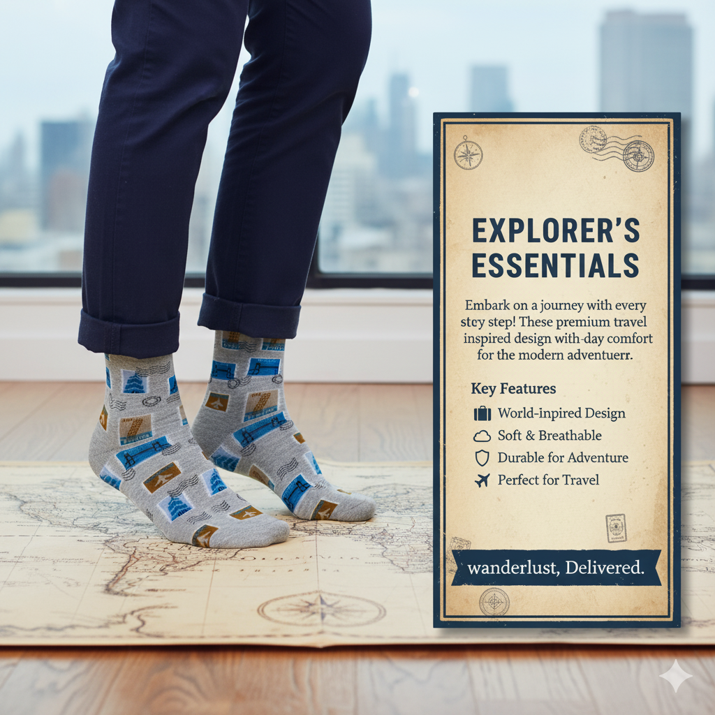 Men's Novelty Crew Socks