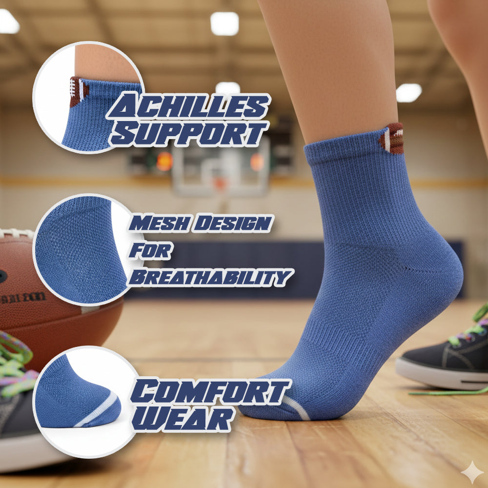 Boys American Football Crew Socks