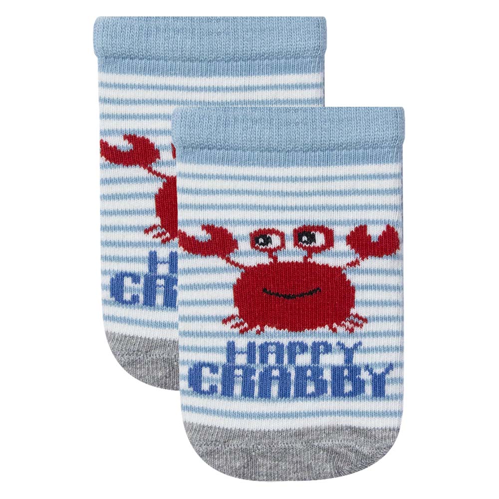 Baby Boy Crab Print Socks