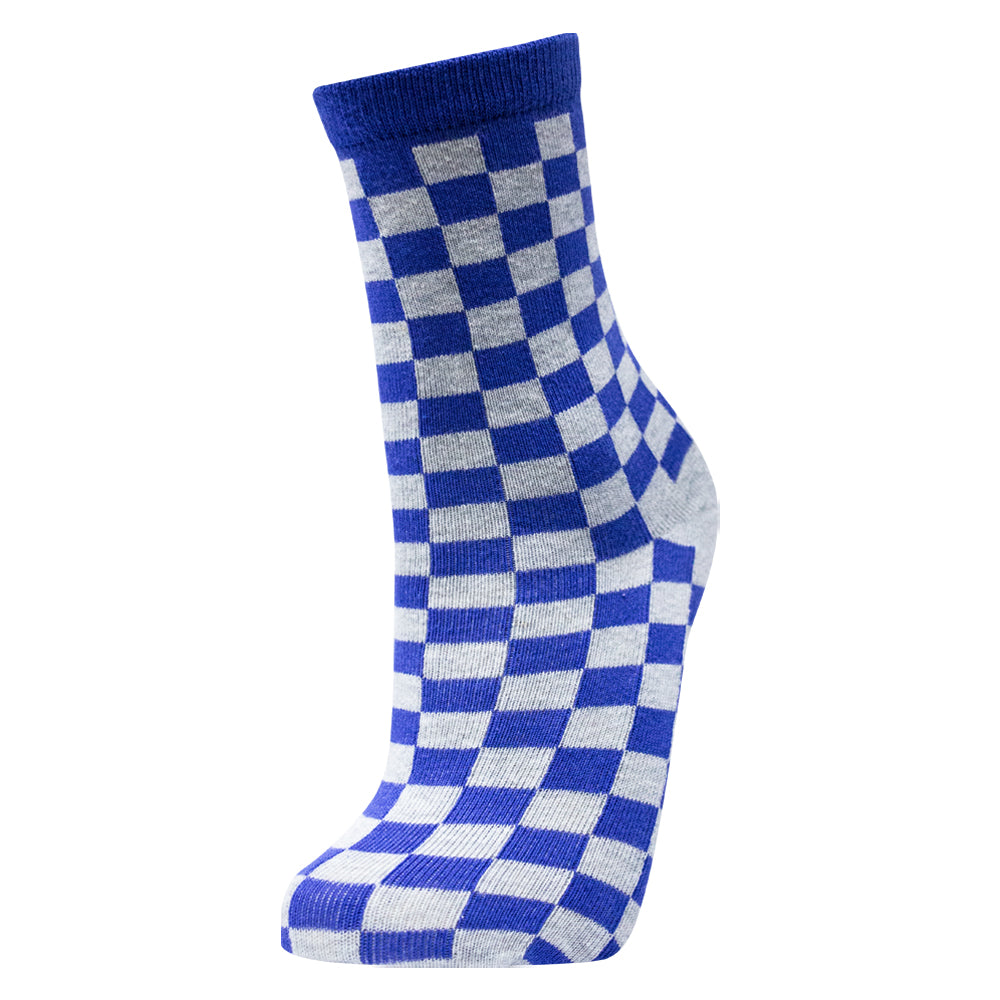Pack of 2 - Boys Checkered Crew Socks