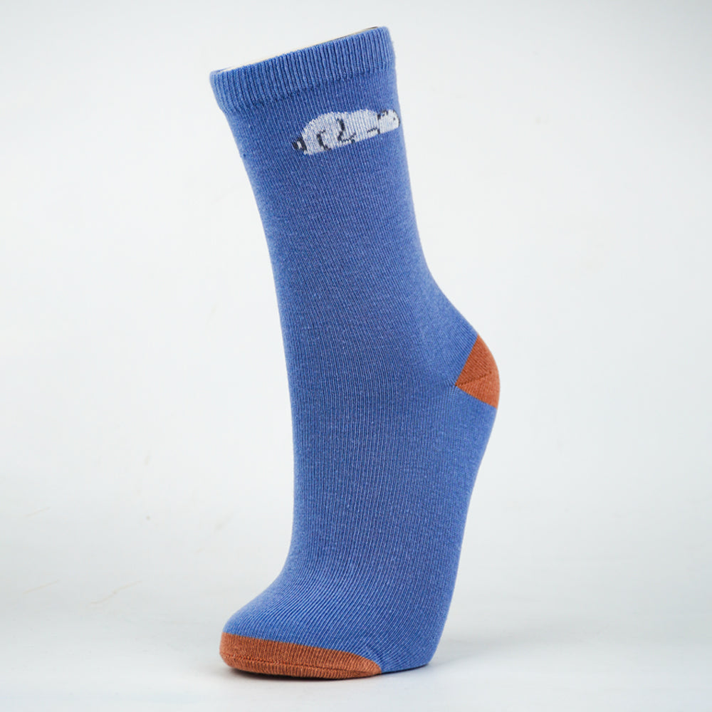 Polar Bear Night Blue Boys Socks