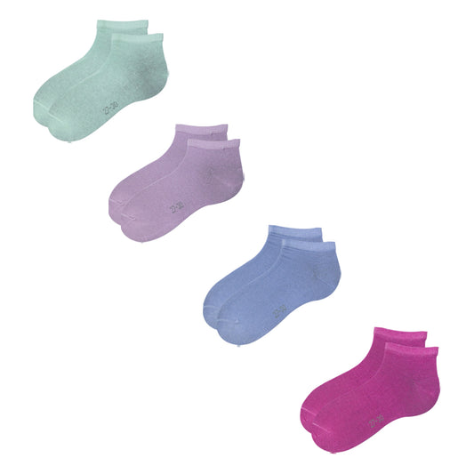 Pack of 4 - Girls’ Ankle Socks