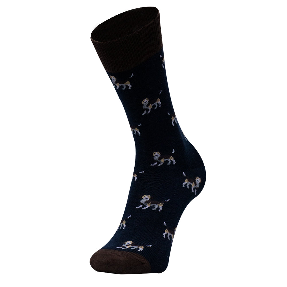 Pack of 3 - Playful Pattern Men’s Crew Socks