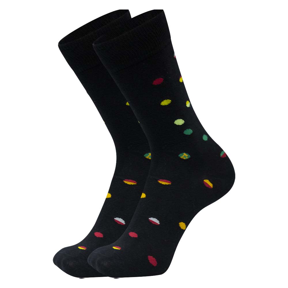 Polka Dot Men Crew Socks