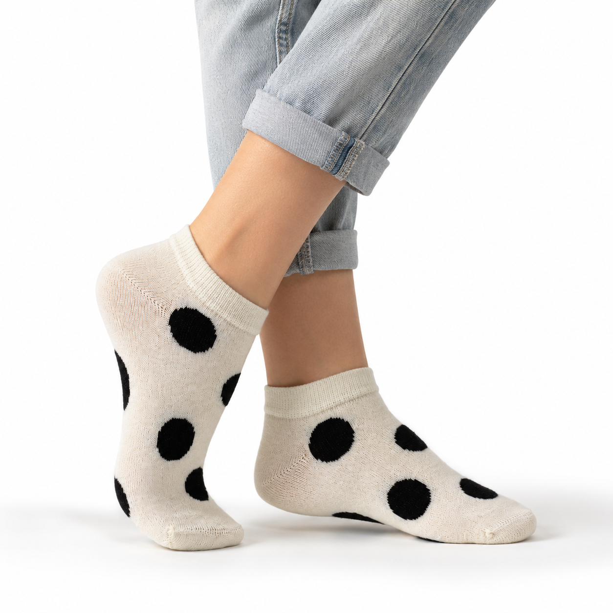 Women Polka Dots Ankle Socks