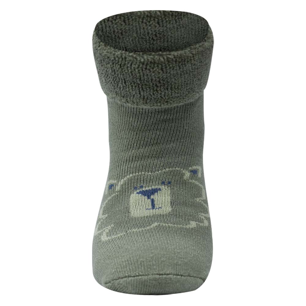 Snuggly Lion Print Anti-Slip Baby Socks