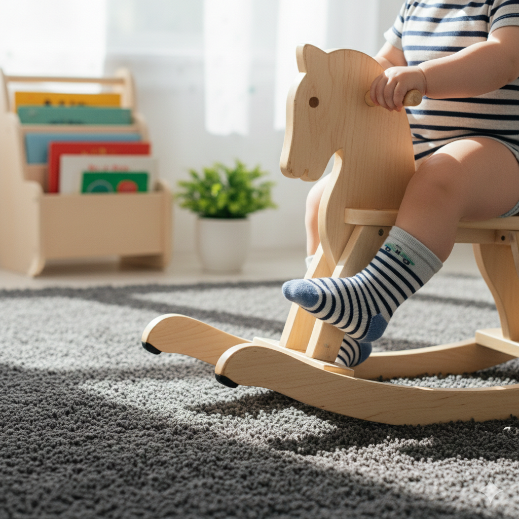 Premium Striped Crew Boy Socks