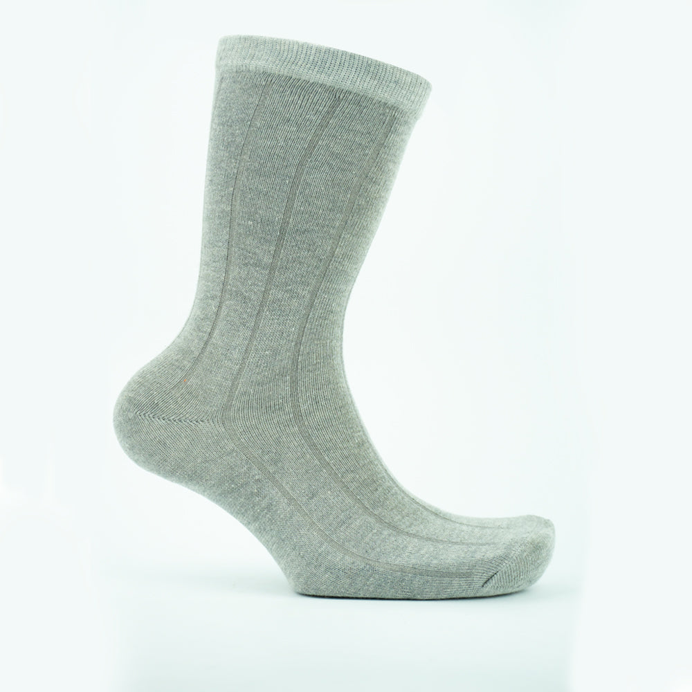 Unisex Ribbed Crew Socks