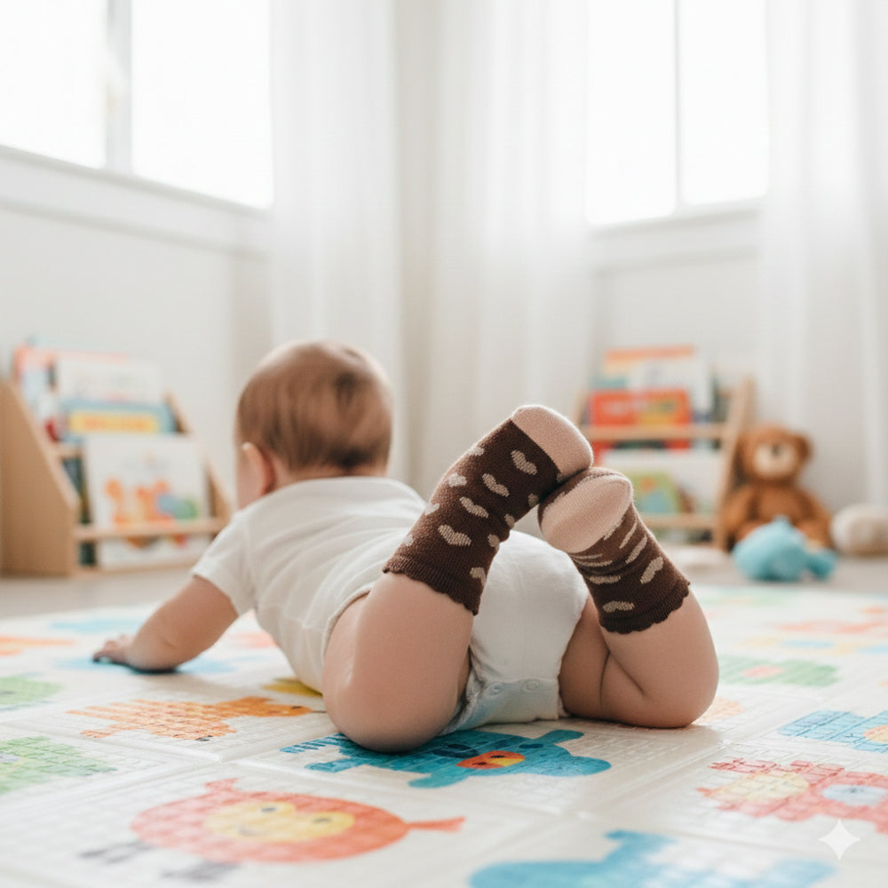 Girls' Heart Print Ruffle Ankle Socks