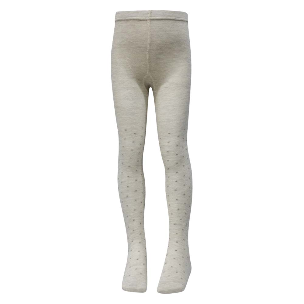 Soft Knit Baby Pink & Beige Tights for Girls (CJ)