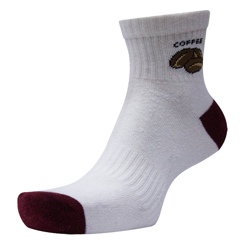 Women Fun & Cute Coffee Design Ankle Socks