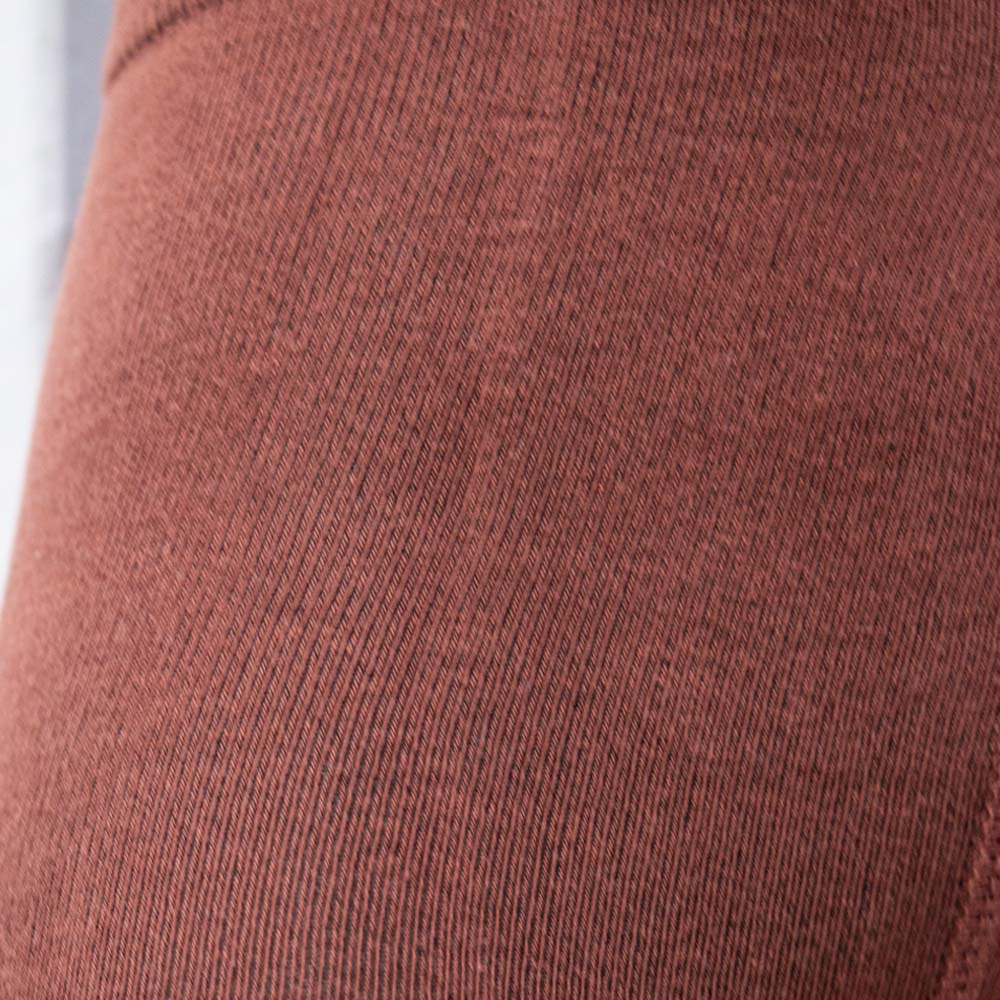 Cozy Premium Knit Texture Coco Brown Girls Tights (SF)