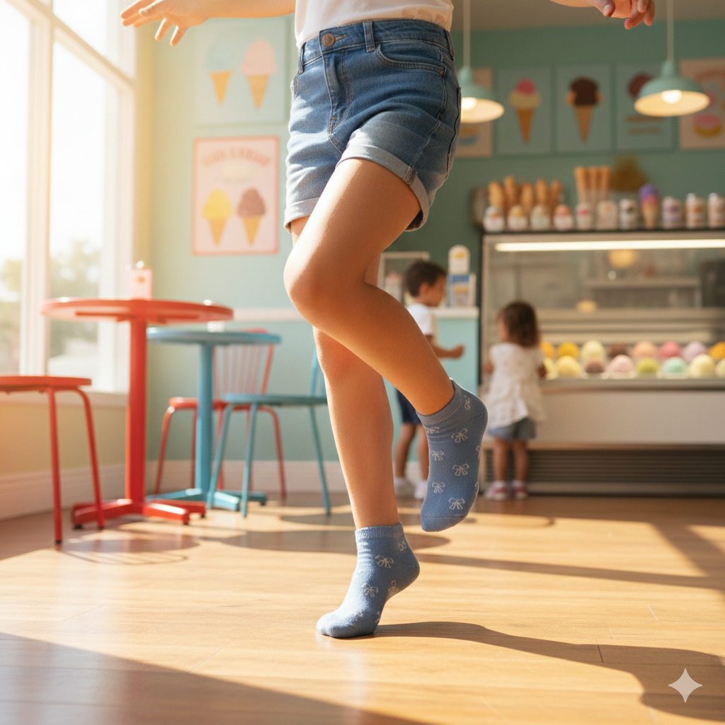 Girls' Bow-Knot Ankle Socks