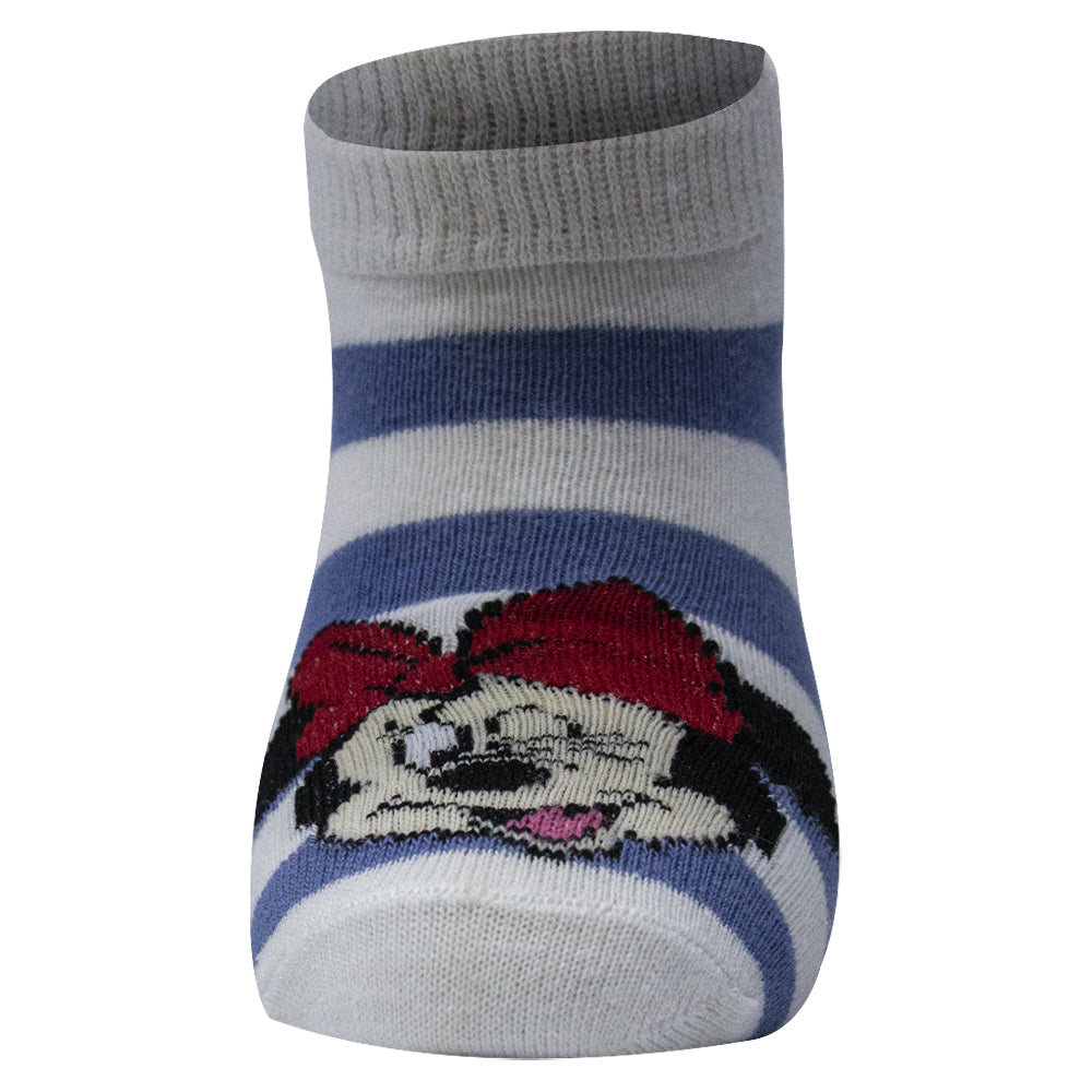 Girl’s Mickey Mouse Striped Socks